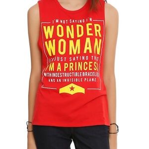 Hot Topic Wonder Woman Tank Top